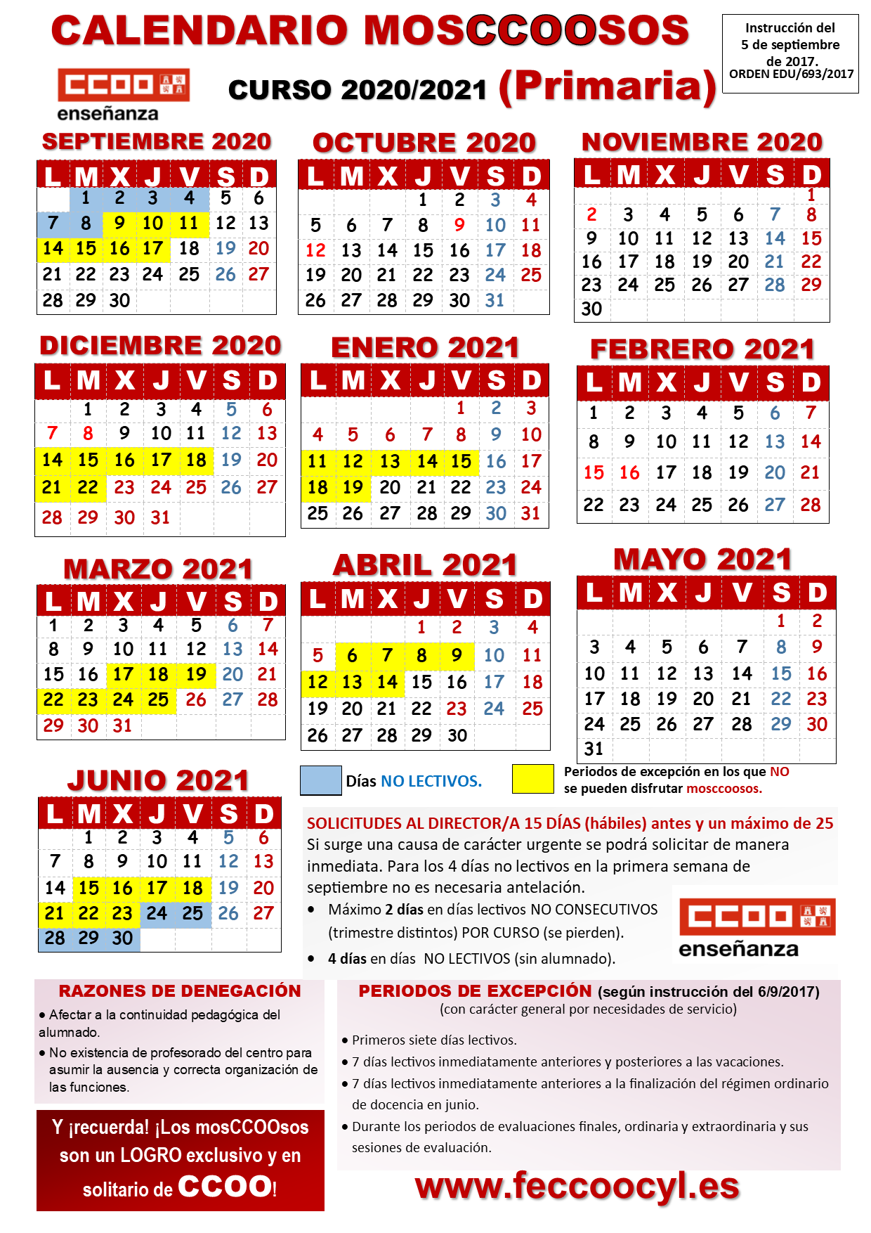 Calendario Escolar Uva 2021 2022