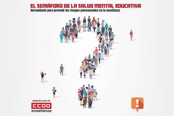 CCOO presenta el Semáforo de la Salud Mental Educativa