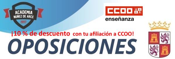 Convenio CCOO - Academia oposiciones Núñez de Arce